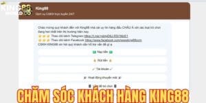 chăm sóc khách hàng king88