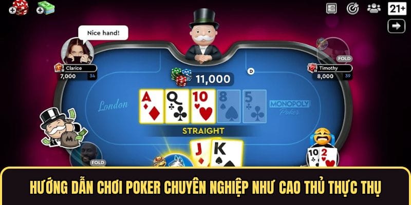 hướng dẫn chơi poker chuyên nghiệp